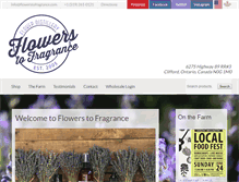 Tablet Screenshot of flowerstofragrance.com